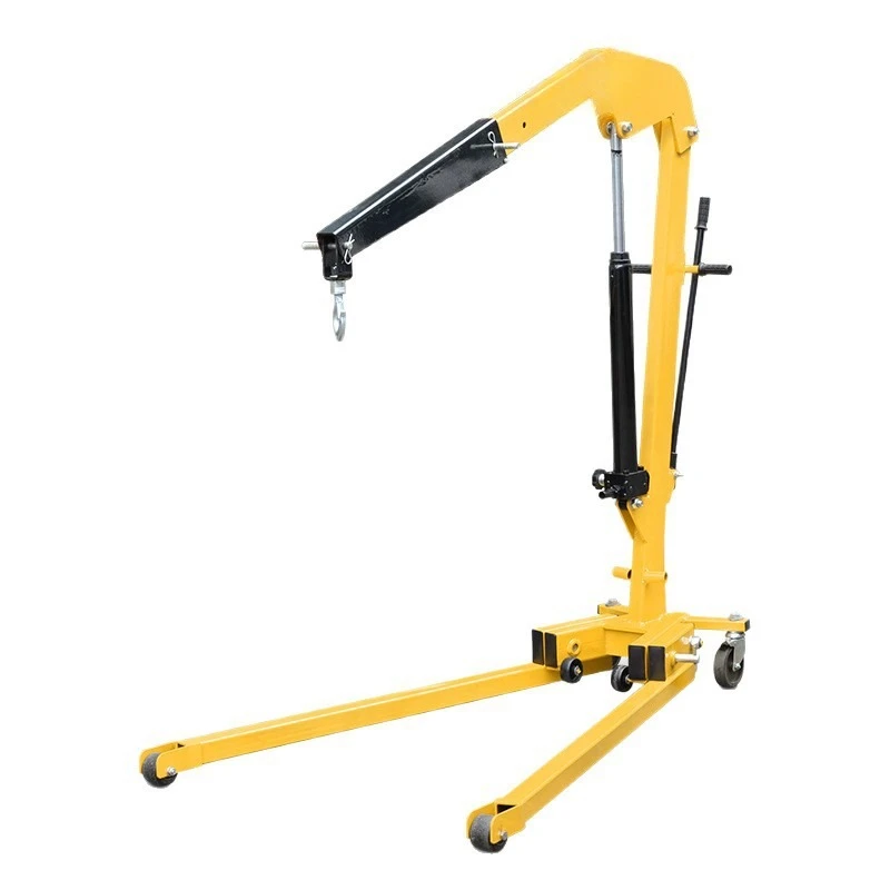 Mobile folding crane, European single arm crane mobile crane, lifting hanger