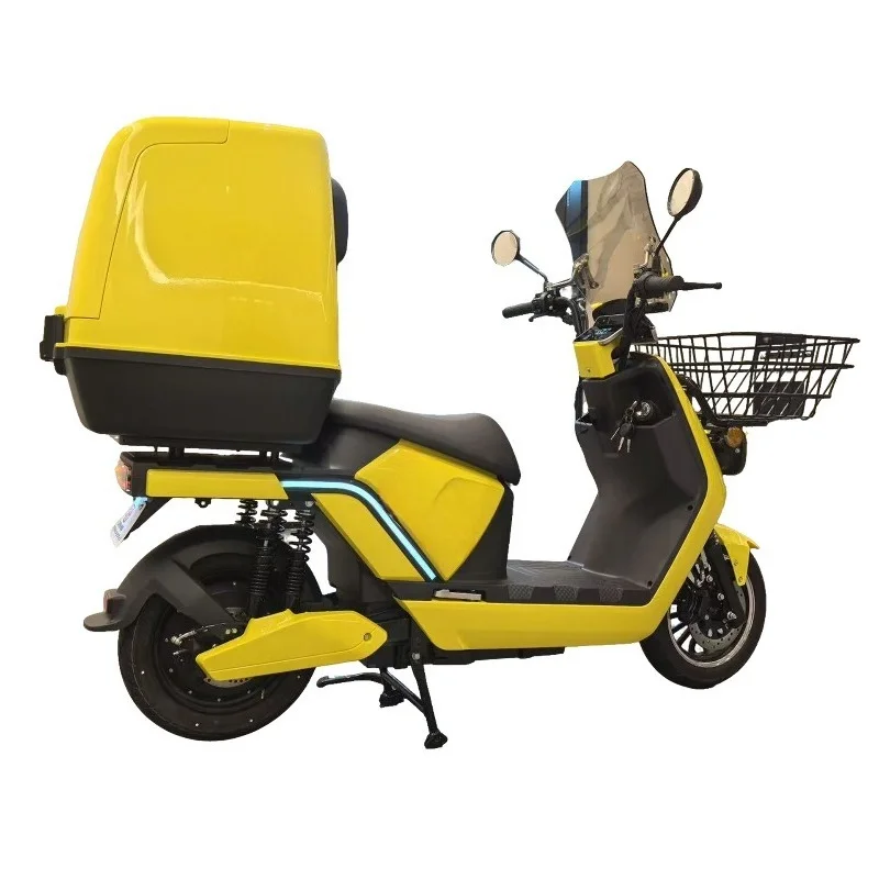 Take-away Electric Car Two-wheeled Adult Food Delivery Electric Motorcycle Pedal Long-distance Running