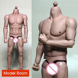 JXtoys S01 S02 S03 1/6 Male Muscle Joint Body JXS01 JXS02 JXS03 12'' Super Flexible Action Figure Doll Fit 1:6 Head Sculpt
