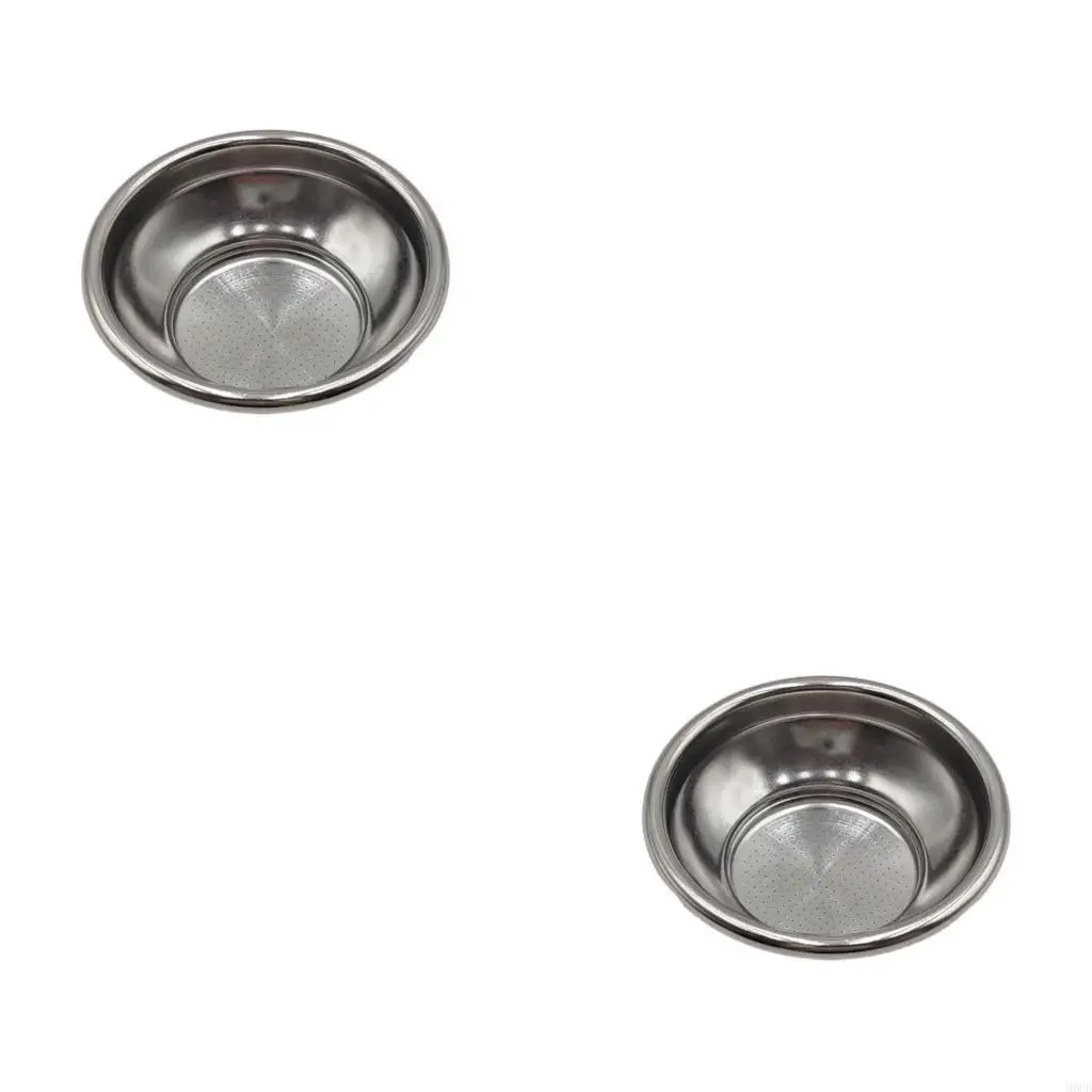 M6CB 54mm Stainless Steel Filter Basket Double Layer Powder Bowl Coffee Grounds Filtering Tool Suitable for Coffee Machine