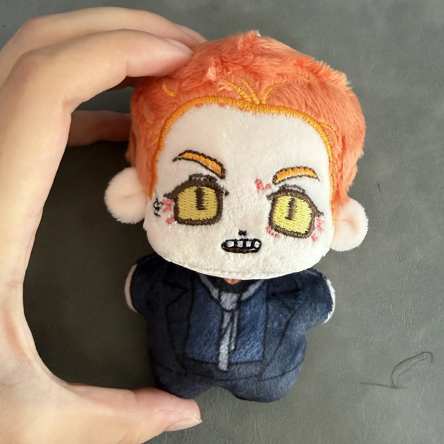 

Cute 10cm Good TV Series‌ Omens Plushie Cosplay Aziraphale Crowley Plush Toys Cartoon Anime Crowley Doll Keychain Pendants Gifts