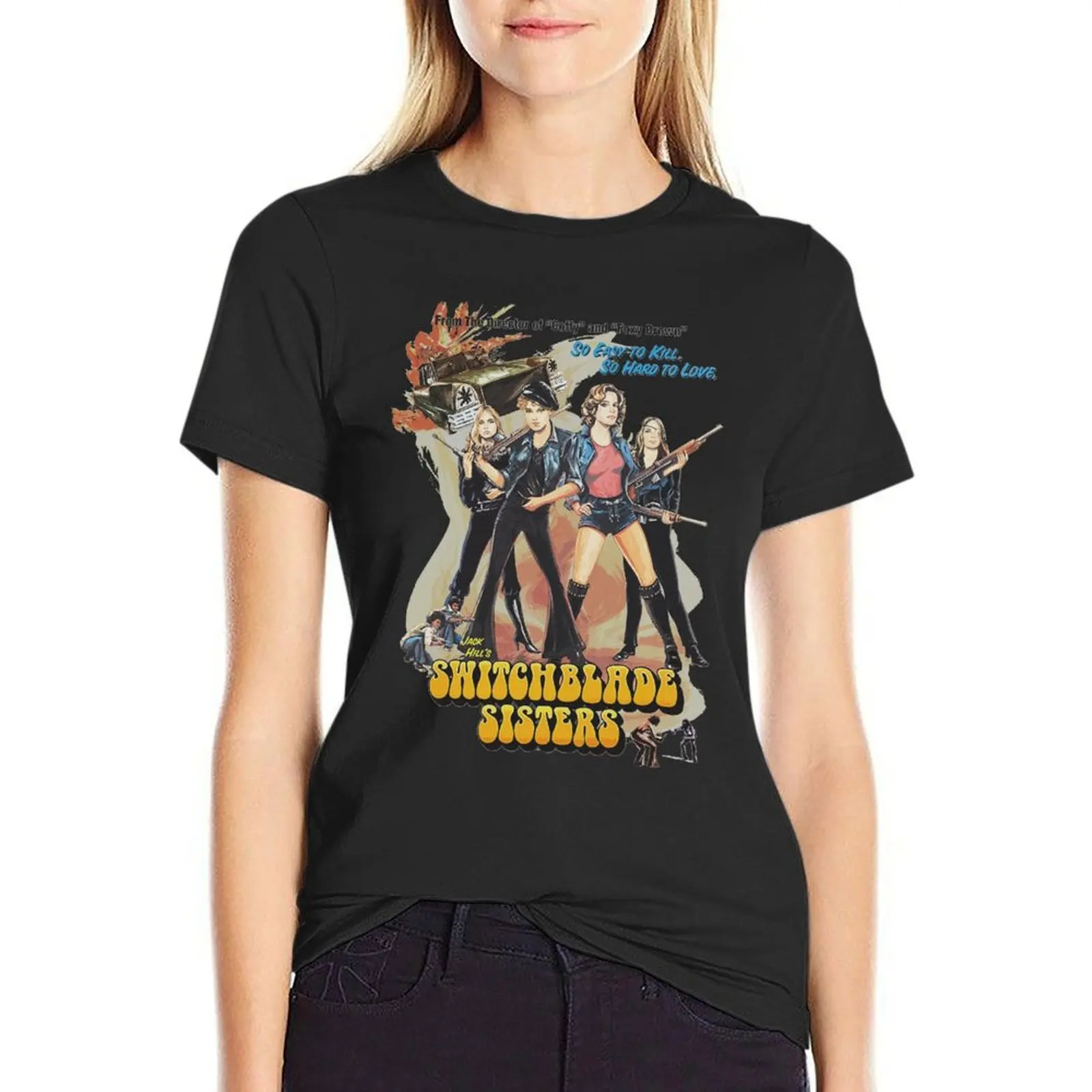 Switchblade Sisters T-Shirt tees new edition Women tops