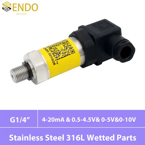 수압 센서 트랜스미터 g 1 4 스레드 0.5 4.5V 4 20mA 0 10V 0 5V 신호 100 200 300psig 3000 5000 psi 게이지 물 오일