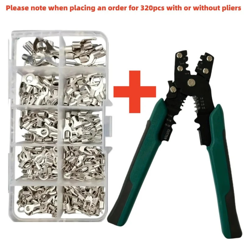 Boxed Crimp Terminal,Electrical Connector,U/O Shaped,Splicing Termination ,Wire Connector,Cable Termination Pliers