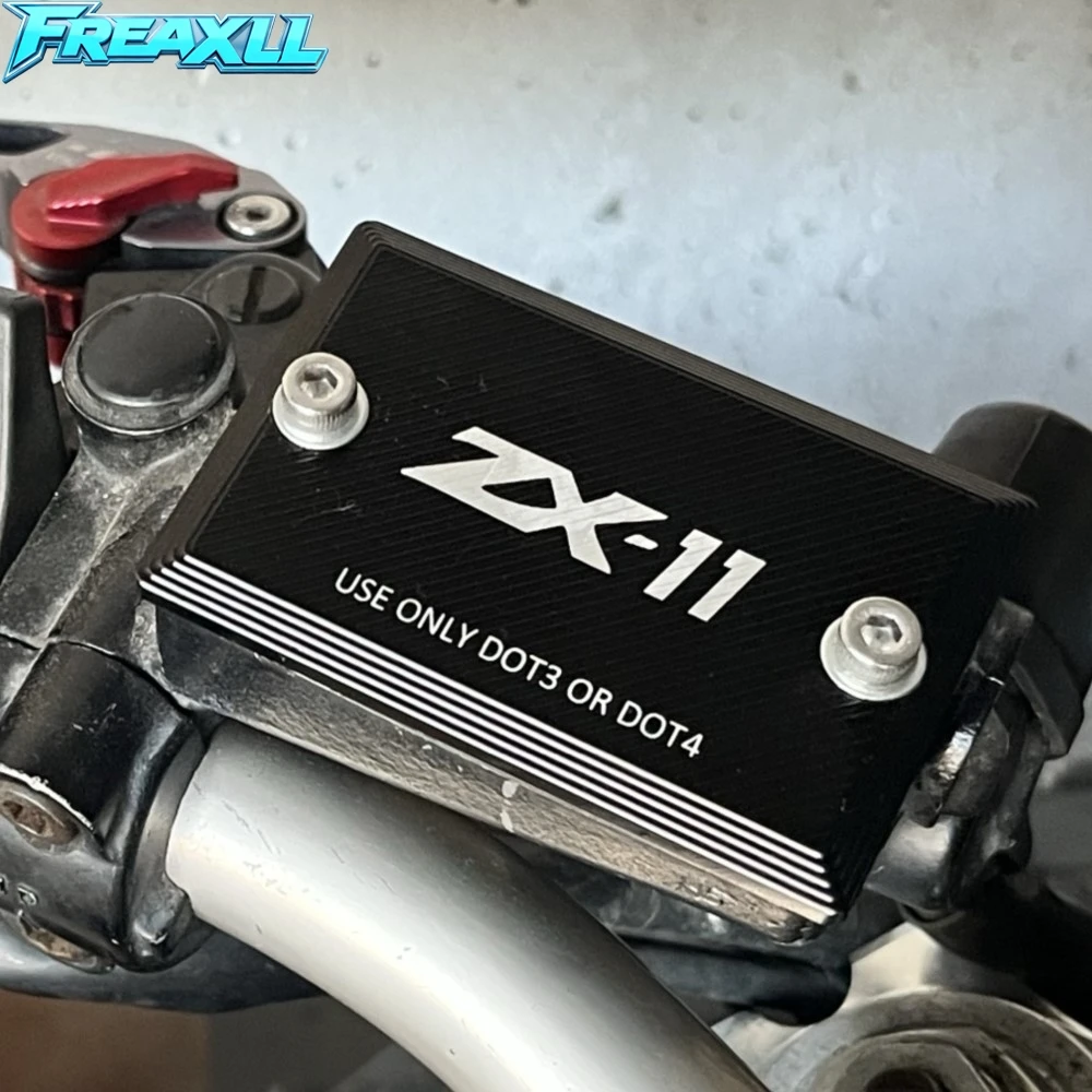 

For Kawasaki ZX11 ZX-11 NINJA 1992-2001 Ninja ZX 11 2000 1999 1998 Motorcycle CNC Front Brake Fluid Cylinder Oil Tank Cover Cap