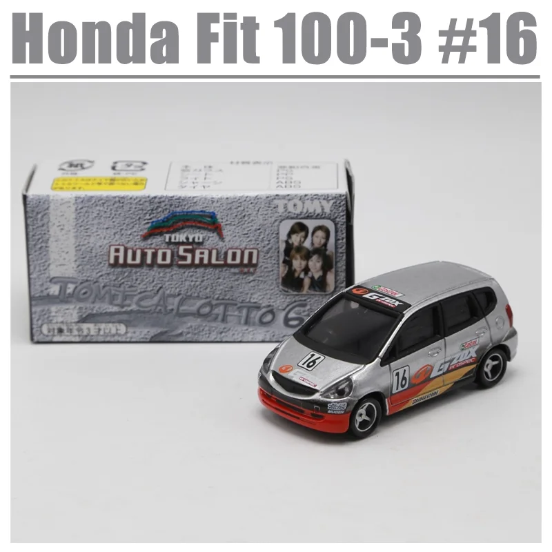 

TAKARA TOMY Tomica Honda Fit 100-3 #16 Tokyo Auto Salon Alloy Toy Motor Vehicle Diecast Metal Model Gifts