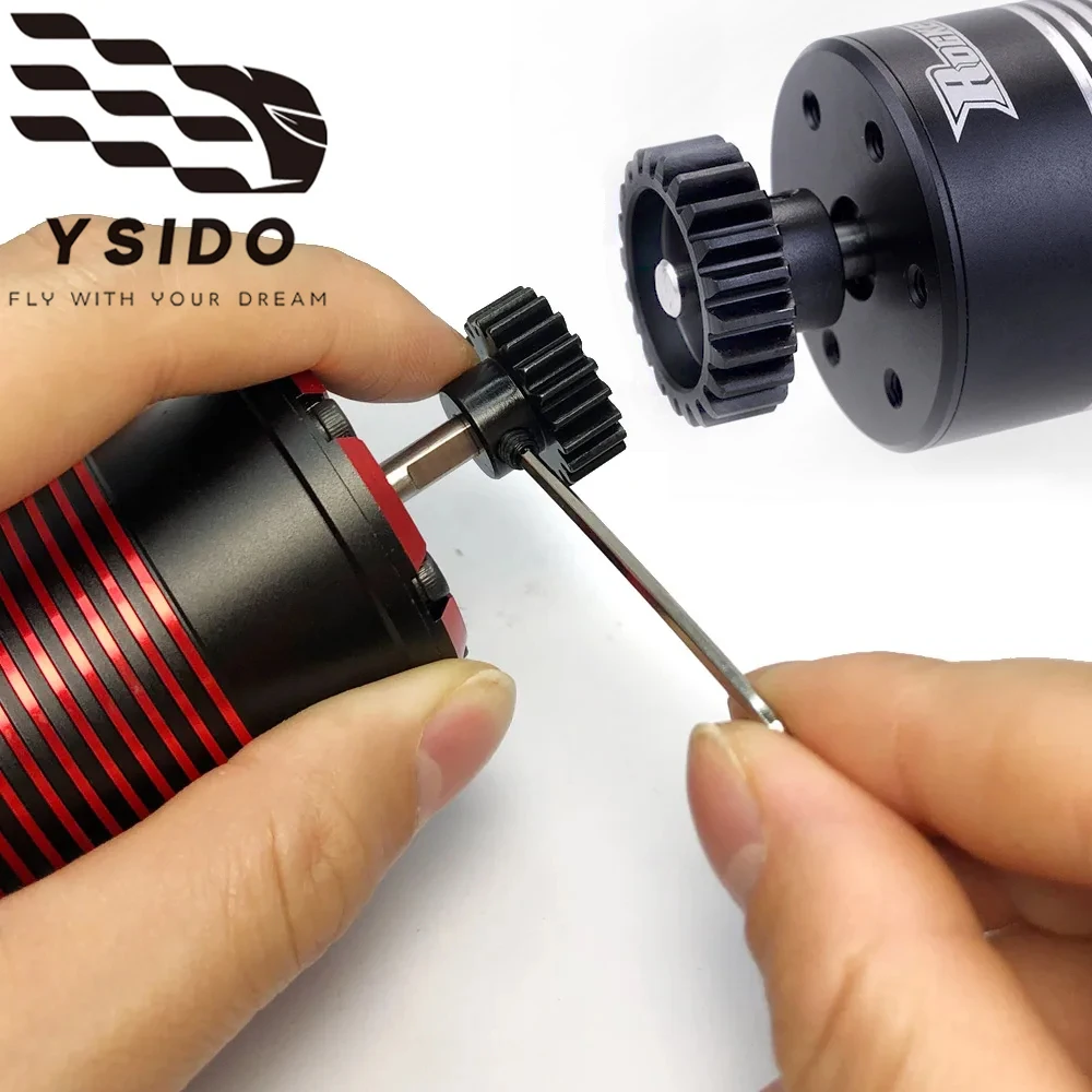 

3PCS YSIDO Gear M1 5mm 11T 12T 15T 17T 18T 19T 20T 23T 24T 25T 28T 29T 30T 34T Pinion Motor Gear for 1/8 1/5 RC Car Spare Parts