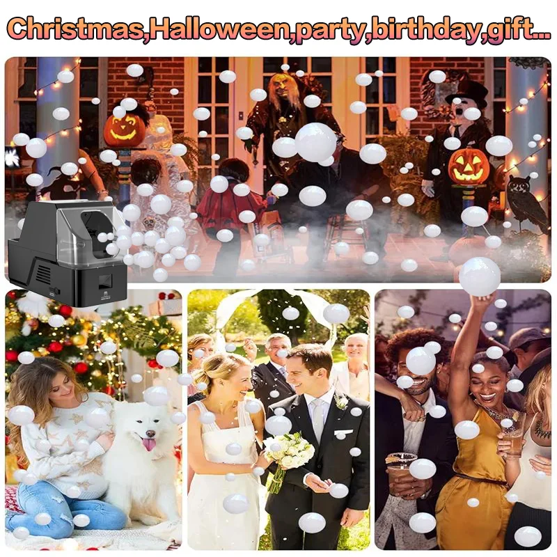 เครื่องทำฟองควัน 3-in-1, เครื่องทำฟองควัน 450W พร้อมรีโมทไร้สาย, สร้างฟองควัน, ฟอง, ควัน