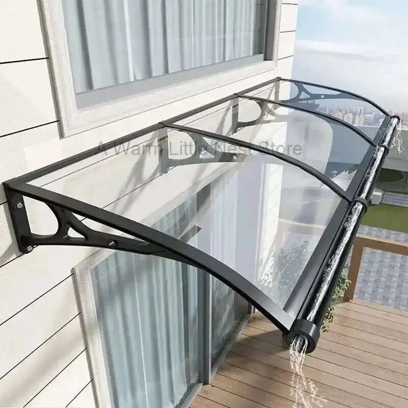 

Aluminum Alloy Canopy Awning for Household Balcony Gazebo Waterproof Awning with Large Sink Gazebos for Outdoor Courtyard Eaves
