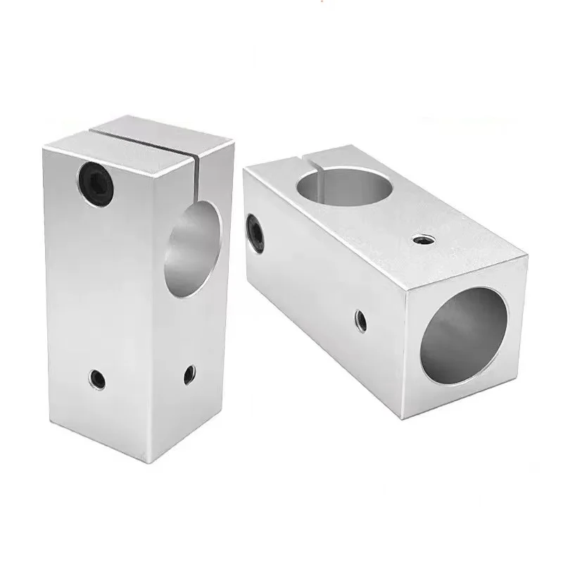 factory  T-type Fixed Column Optical Shaft Cross Connector Clamp Block Inner Hole Diameter 8 10 12 15 16 20 25 30 mm  in stock