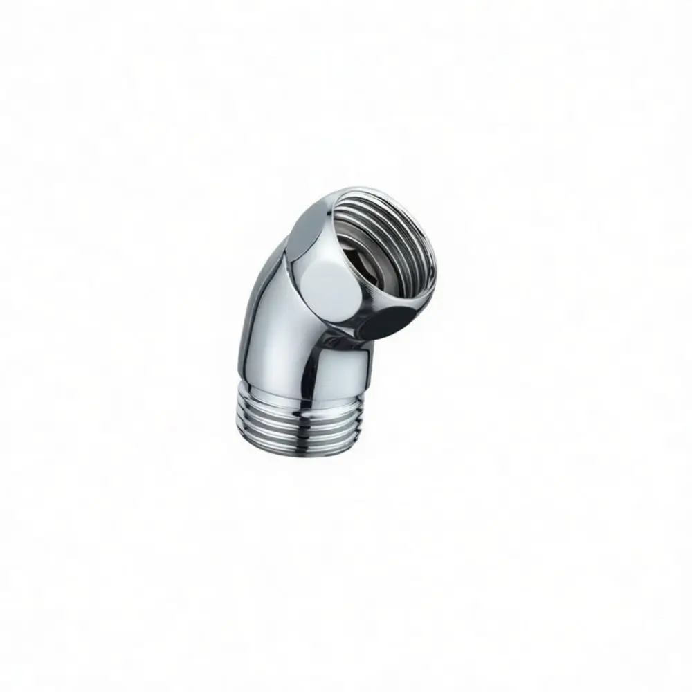 Universal Shower Head Adapter Adjustable Angle Brass Elbow Connector Bathroom Rainfall Sprayer Pipe Swivel Joint Fittings