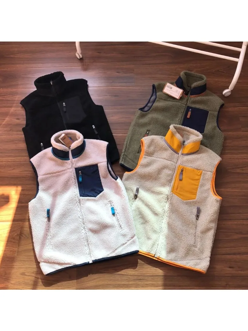 AliExpress Fashion Motos Wool Jacket Men Women Vest Lamb Cashmere Jacket Casual Loose Jacket Sports Vest Warm Motorcycle Cycling Equipment