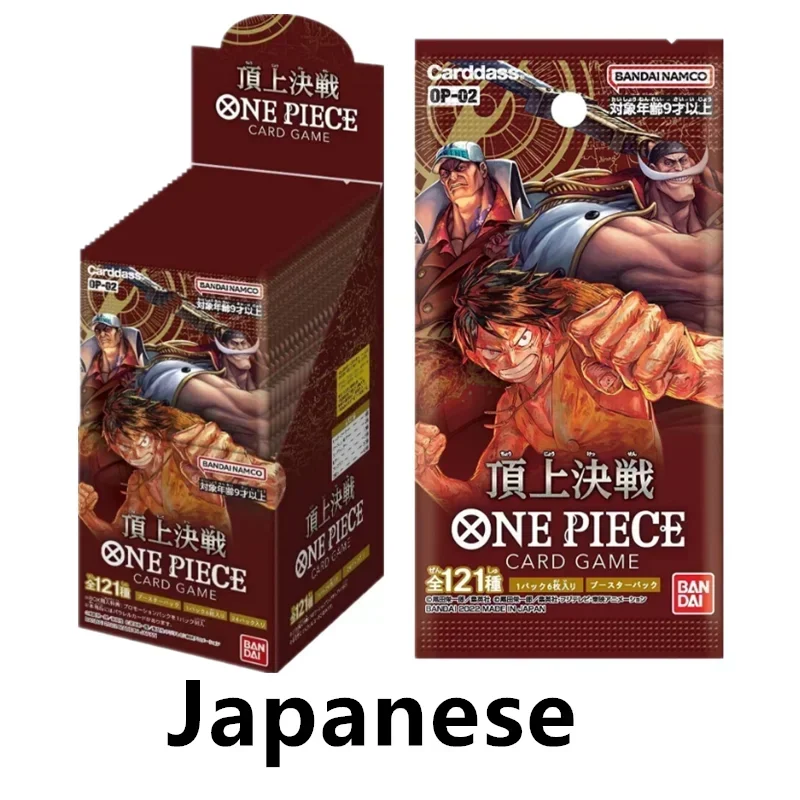 Bandai Original One Piece OP01-06 Anime STC01-10 Card Strategy Kingdom Supplement Pack OPCG Card Battle Game Top War Poke giftr