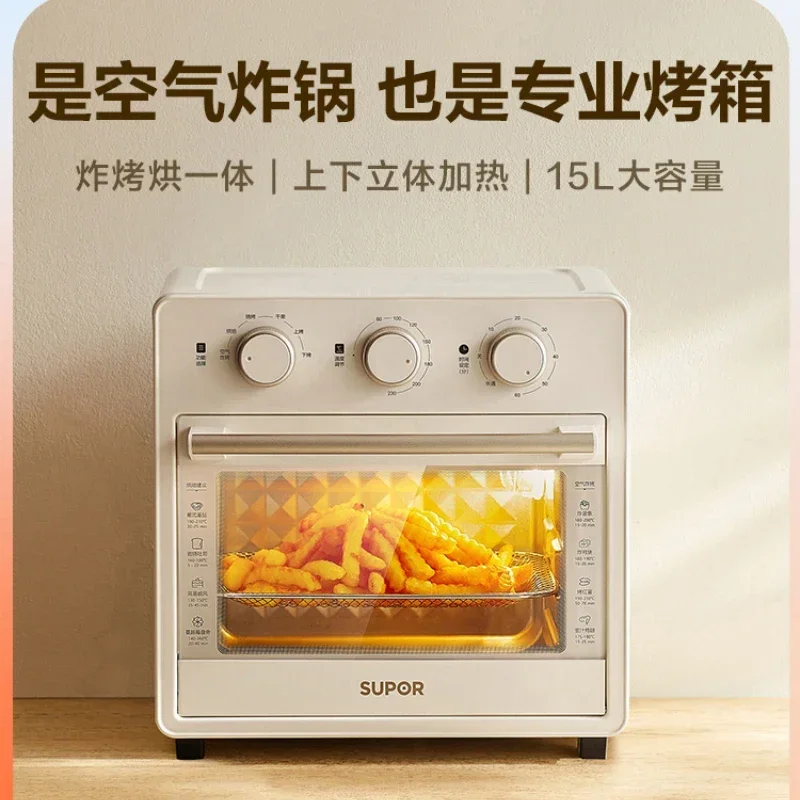 220V Large Capacity Air Fryer Electric Oven for Home Baking,Multi-functional Cake Bread Household Oven