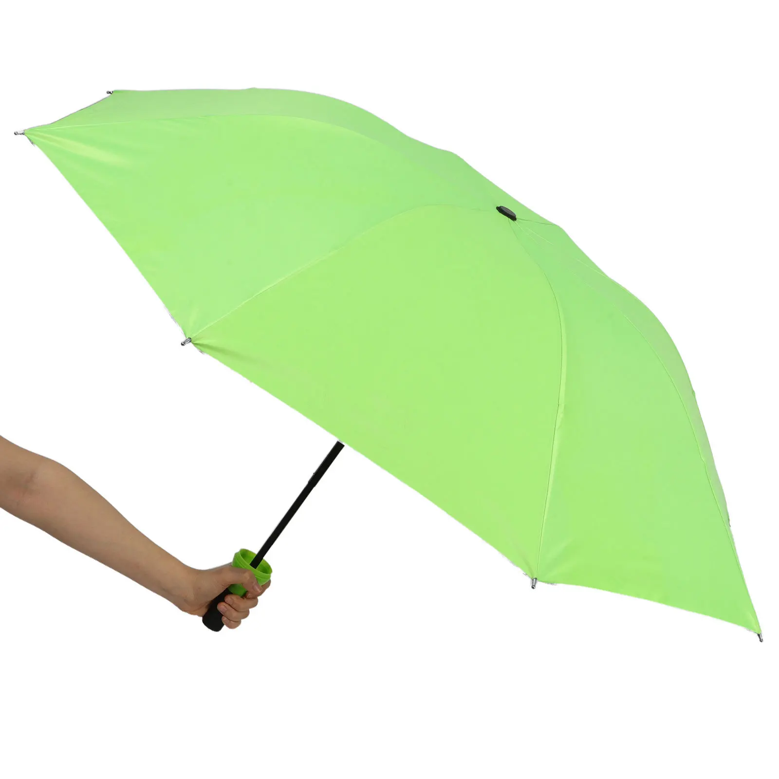 

Wine Bottle Folding Umbrella Compact Waterproof No-Drip Rain Umbrella Sun Uv Protection Travel Outdoor Camping Easy Carry Strap