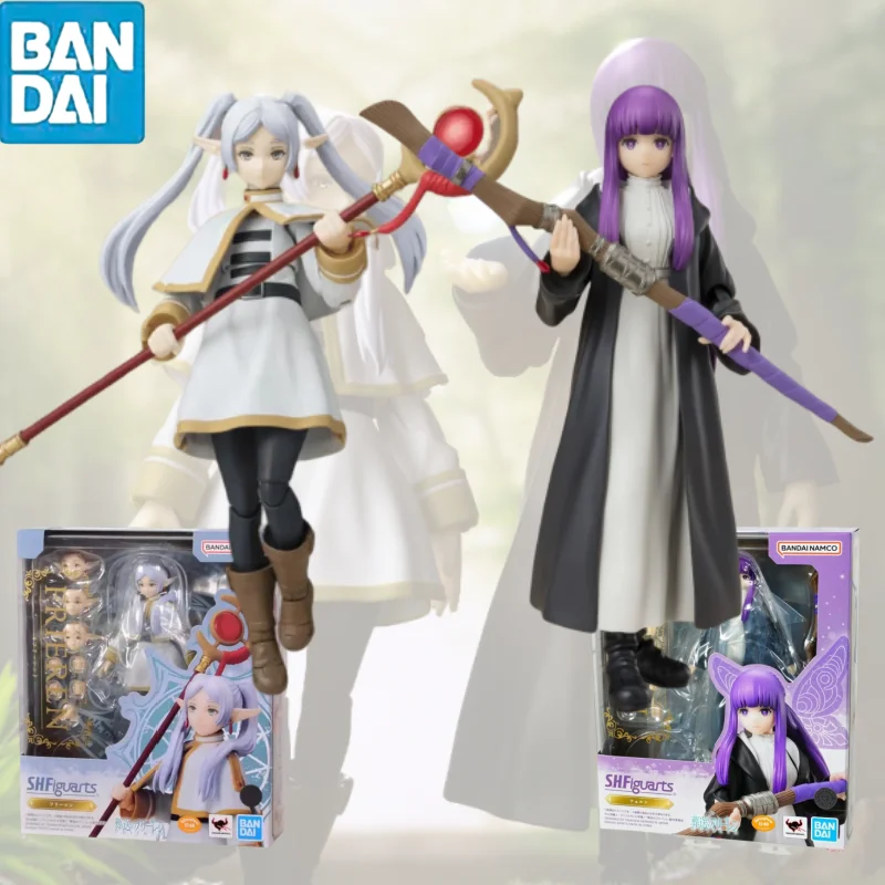 

In Stock Original Bandai S.H.Figuarts Frieren: Beyond Journey's End Frieren Figure Anime Model Toy decoration Collect Action Gif