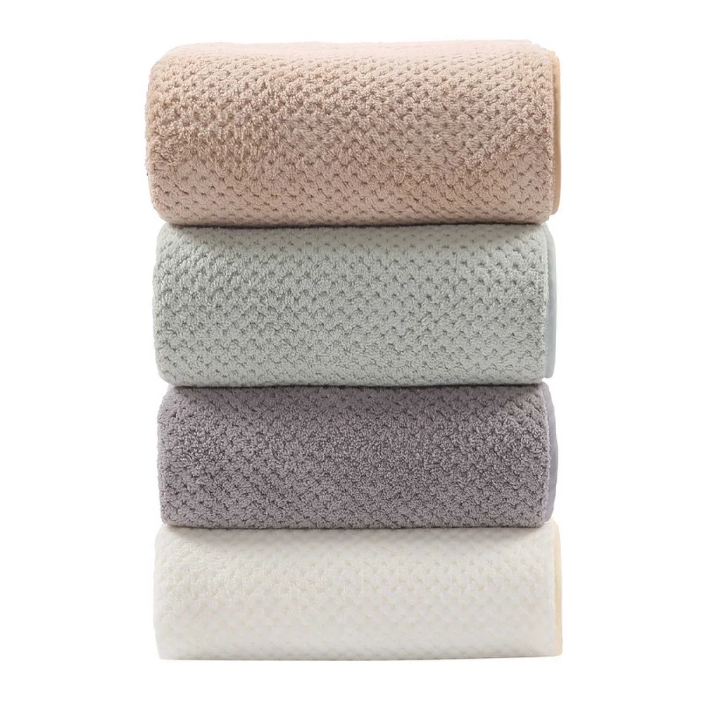 Microfiber Towel Set 70*140cm 32*72cm Coral Velvet Bath Hand Face Towel For Adult Soft Absorbent Home Bathroom Towel Sets