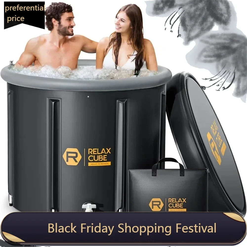 Ice Bath Tub for Athletes,Multiple Layered Portable Ice Bath Tub for Recovery and Cold Water Therapy, Cold Plunge Tub for Outdoo