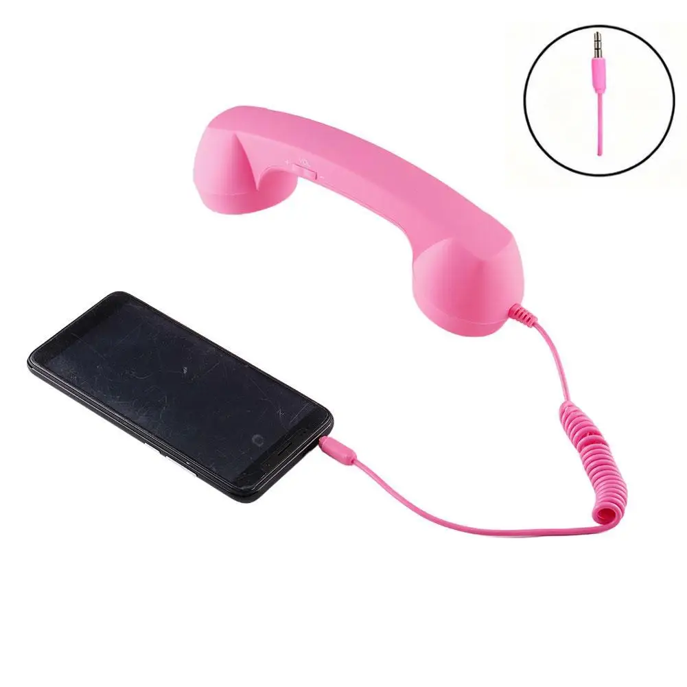 Retro-Style Typ-C Direktanschluss Handy-Ohrhörer Kopfhörer 3,5mm C-Port Headset für Vintage-Telefone – Detail 15