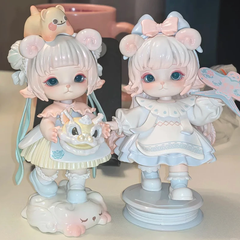 ميميا الجيل الرابع فن سلسلة الأحلام المنسية صندوق أعمى Kawaii ألعاب شخصيات الحركة لفتاة صندوق مفاجأة ديكور سطح المكتب هدية