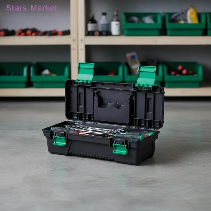 New 10Inch Tool Box Plastic Tool Storage Case For Carpentry Electrical Repairs Tool Handheld Toolbox Storage Box Plastic Toolbox