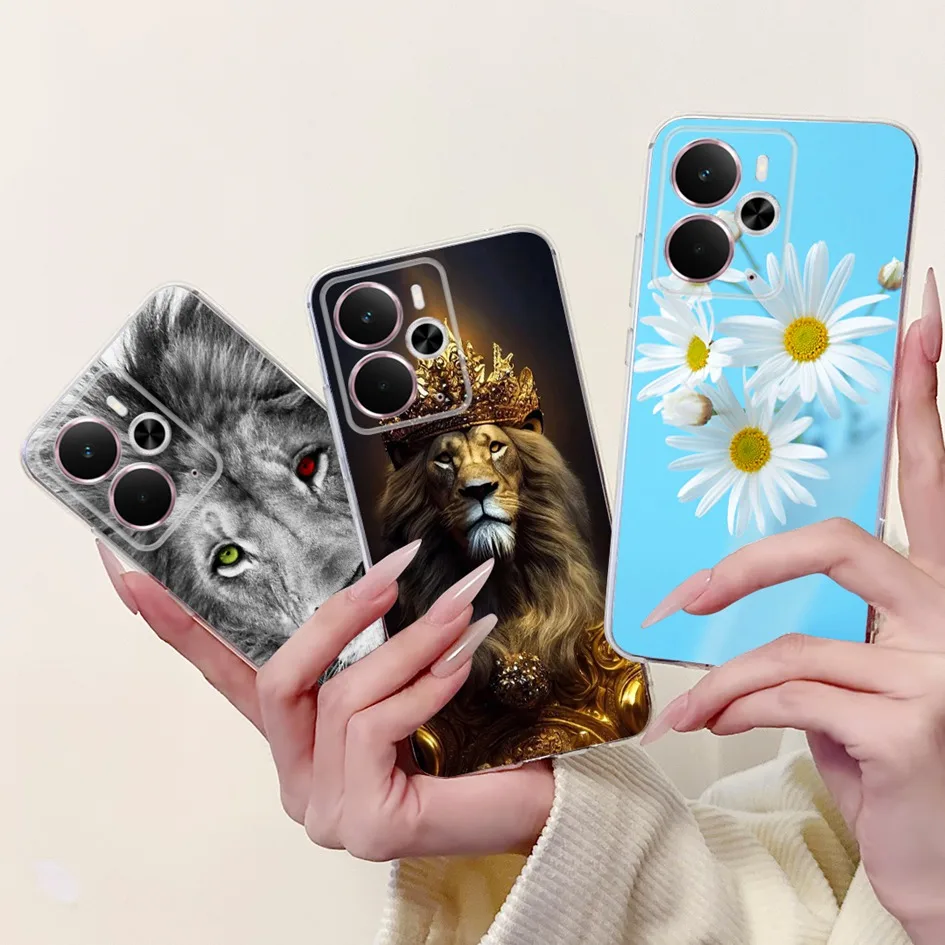 ل ممن لهم Realme 14 14T 5G حافظة RMX5075 RMX5078 شعبية الحب القلب للصدمات لينة غطاء سيليكون ل Realme14 Realme14T 5G الحقيبة
