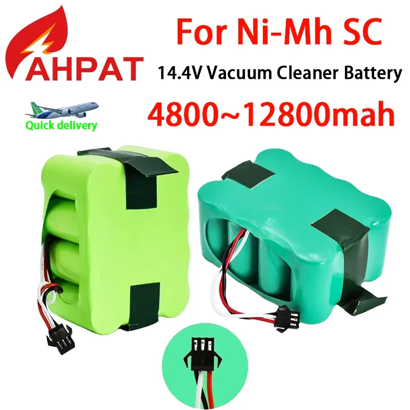 NEW 14.4V Ni-Mh SC battery 4800-12800mAhmAh for KV8 XR210 XR510 XR210A XR210B XR510B XR510C Staubsauger Kehr robots