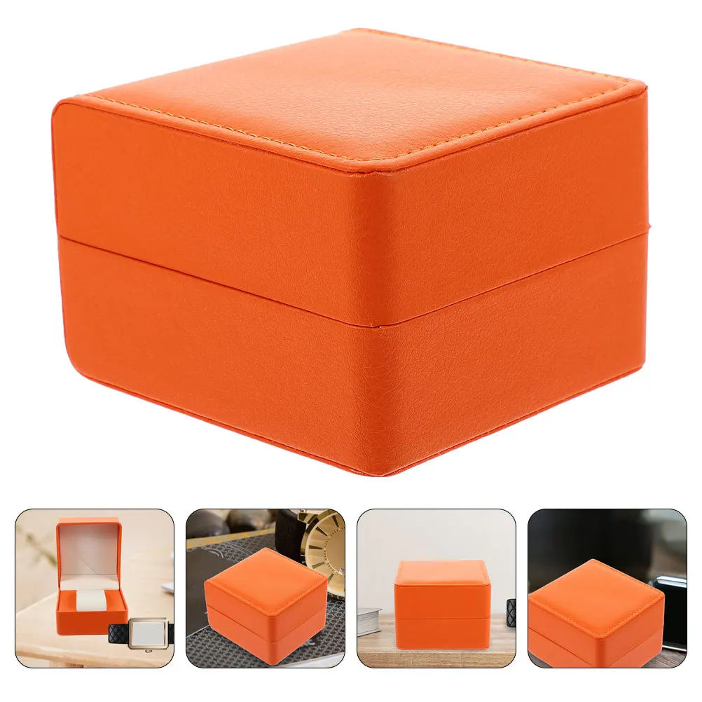 

2Pcs Wristwatch Storage Organizer PU Watch Display Box Travel Case Multifunctional Watch Holder for Travel