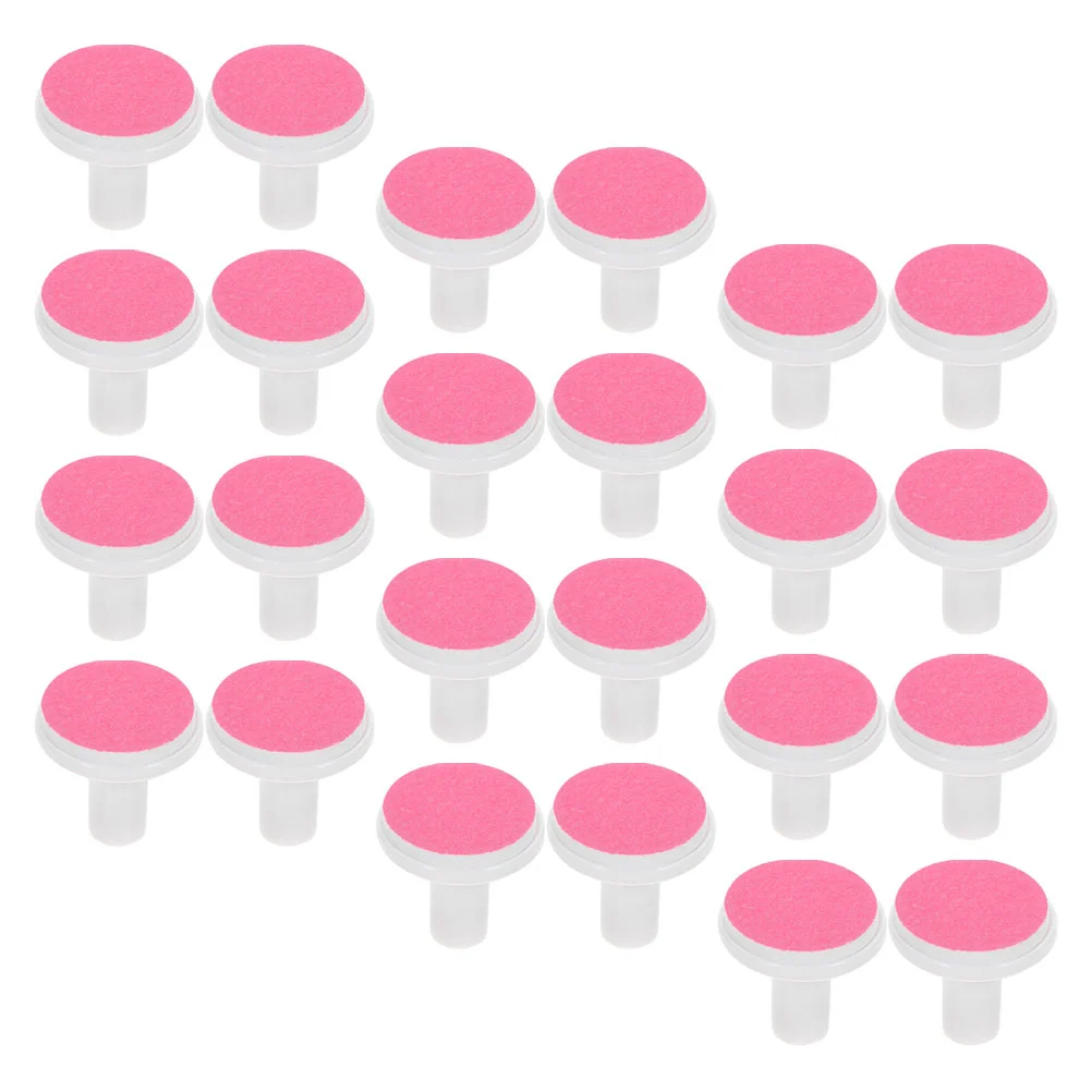 24 Pcs Heads Nail Polisher Replacement Baby File Electric Trimmer Pads for Infant