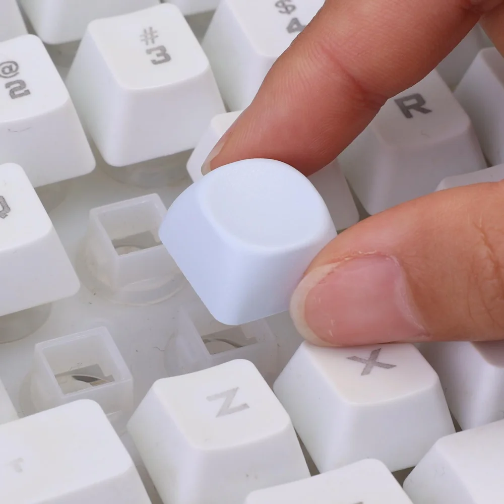 10/50pcs Macaron Color PBT Keycaps 1U XDA Height No Print for Mechanical Keyboards Easy Installation Blank Keycap Mx Switches