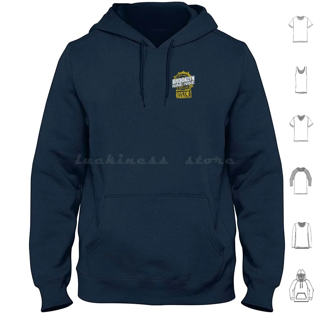 Brooklyn Nine Nine Badge ( Chest Pocket ) Hoodies Long Sleeve Boyle Brooklyn 99 Brooklyn Jake Peralta Captain Holt