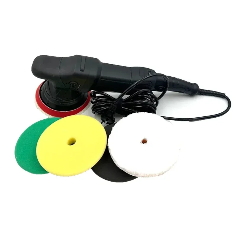 15Mm Track DA Polisher 120V/220V 6 Gear 2000-5200rpm 900W 3.5m Wire Car Polisher with 5 Pieces 5 Inch Polishing Pad