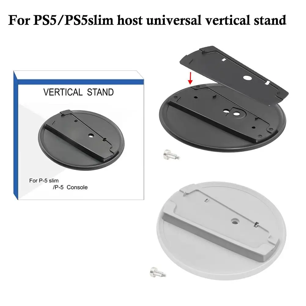 Base For PlayStation PS5/PS5 SLIM Game Controller Slim Base Holder New Easy Installation Practical Anti-slip Portable Stand A4X0