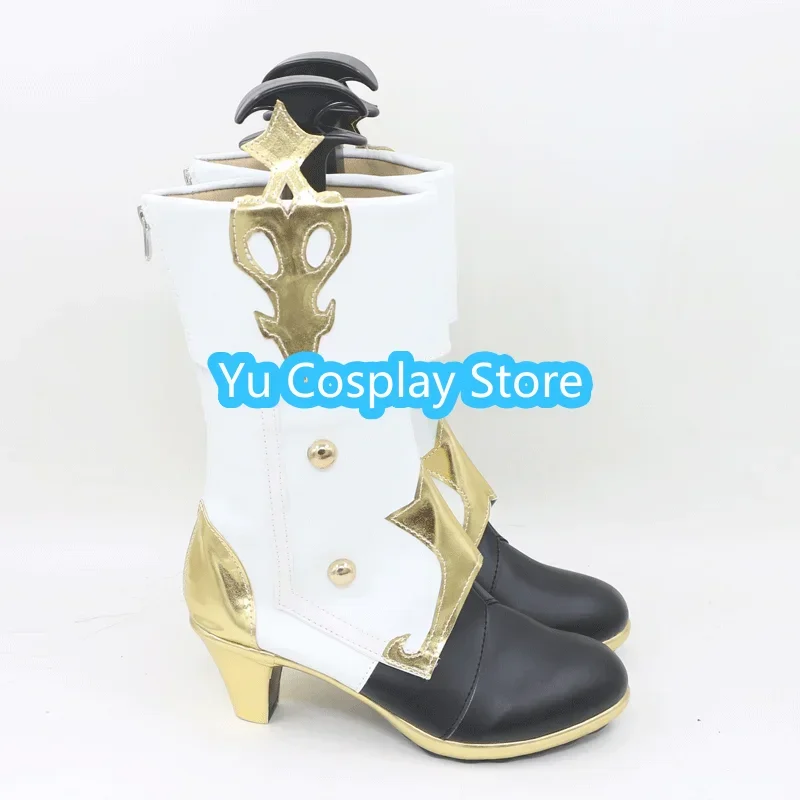 Genshin Impact-zapatos de cuero PU para Cosplay, botas de Carnaval para Halloween, hechos a medida