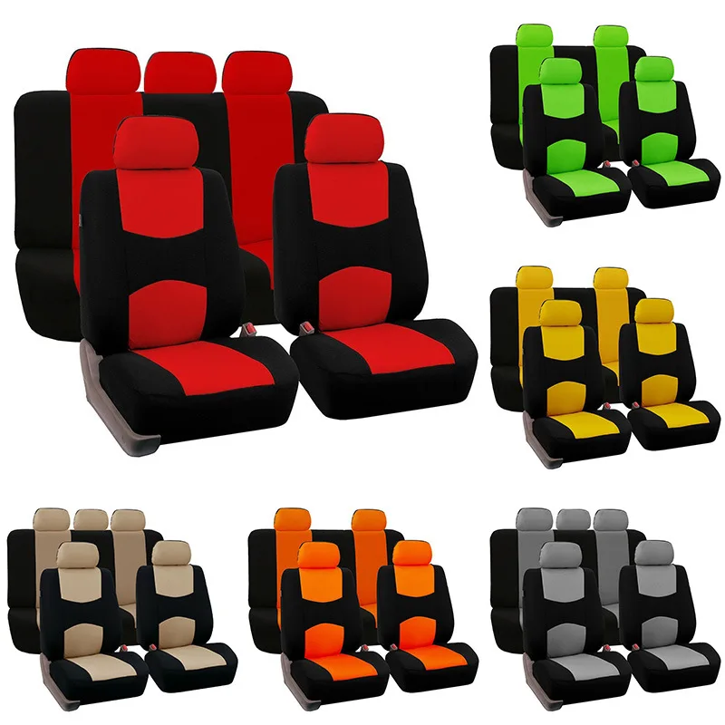 

NEW Car Interior For Acura MDX RDX ZDX RL TL CDX TLX TSX RSX 4/9PCS Fabric Car Seat Covers Car Front Rear Seat Protector Cover