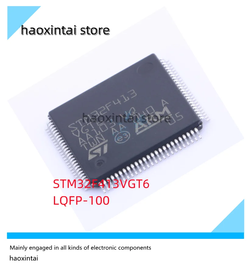 

STM32F412RGT6 LQFP64 STM32F412RET6 LQFP64 STM32F413VGT6 LQFP-100 Embedded ARM microcontroller MCU