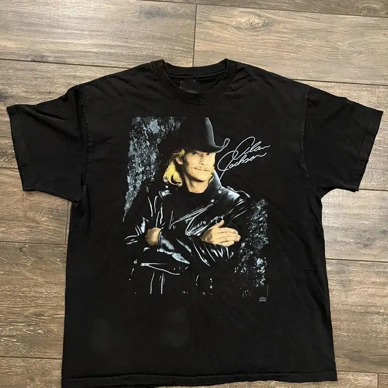 Винтажная футболка Alan Jackson 1994, черная, хлопковая, все размеры S 5Xl Dm98