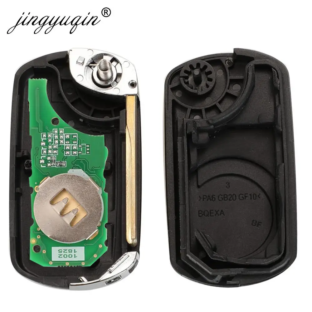 jingyuqin 315/433MHz ID46-PCF7941 Chip 3B Flip Remote Control Car Key Fob For RANGE ROVER Sport Land Rover Discovery 3 Full Key