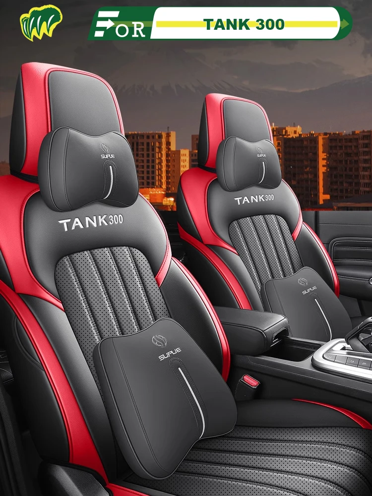 

Чехол на левое автомобильное сиденье TANK 300 2021-2024, индивидуальная защита сиденья, всесезонный полностью окруженный аксессуар для интерьера