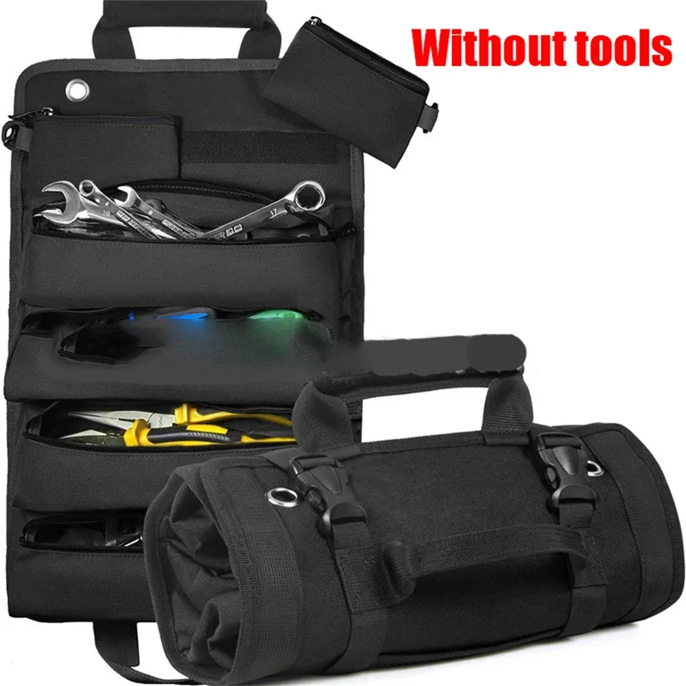 High Quality Professional Tool Bag with Multi Pocket Portable Hardware Tools Storage Roll UP Organizer Pouch for Electrician