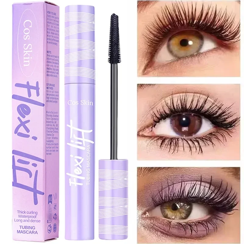 

5D Waterproof Mascara Lengthening Eyelashes Long Lasting Sweatproof Mascara Black Silk Fibre Make Up Beauty Korean Cosmetics New