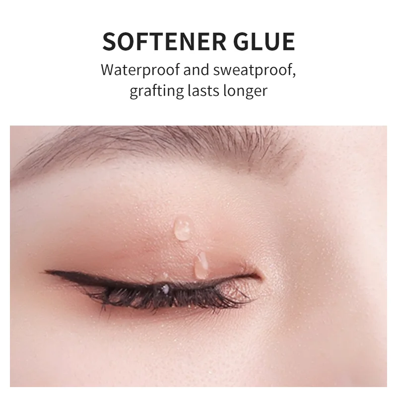 NATUHANA 10ml Super Bonder Fixing Agent for Eyelashes Extensions Primer for Long Last Lashes Glue Adhesive for Eyelash Makeup