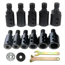 Saw Blade Adapter M10 5/6/8/10/12/14mm Grinding Polishing Motor Shaft Adapter Connecting Rod Sleeve Coupler Drill Accessories