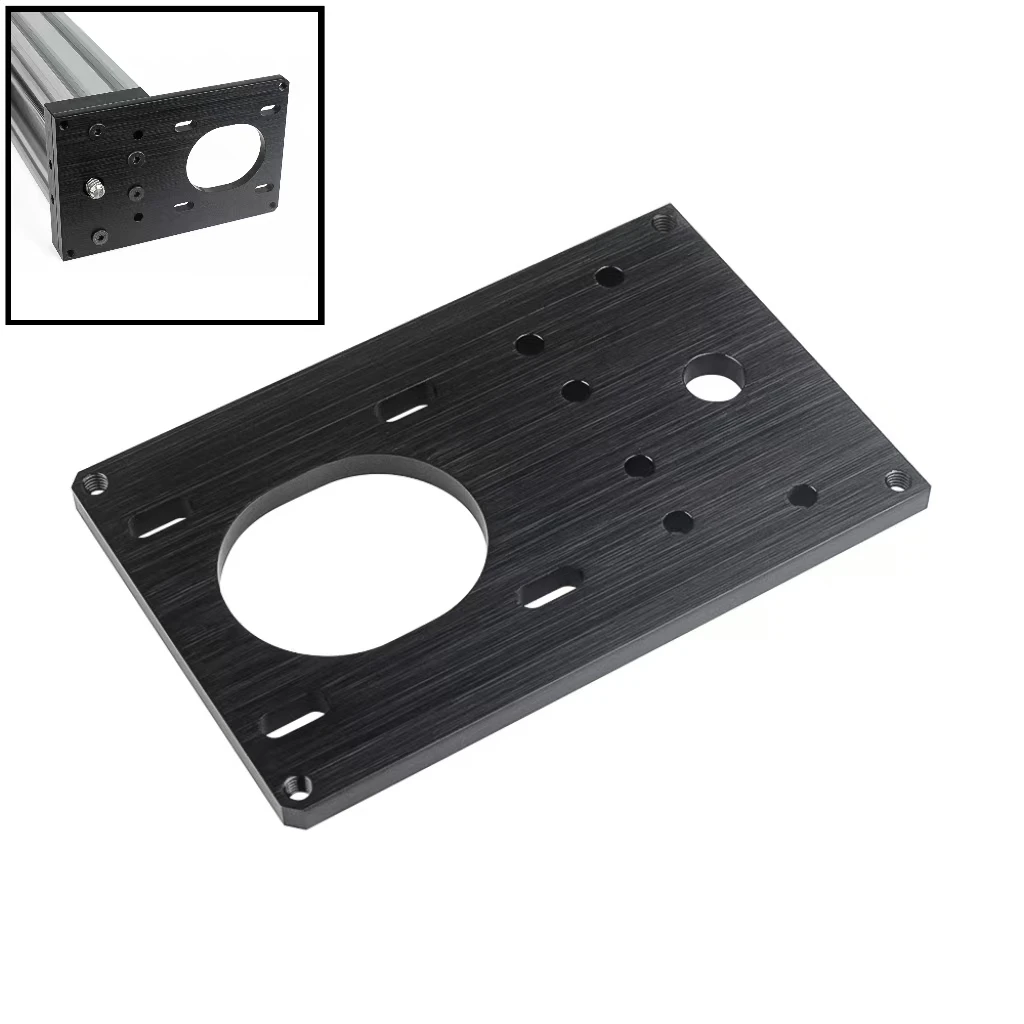 

4Pcs Reduction Stand Off Plate for Nema23 Stepper Motors XYZ Axis End Mount Aluminum Profile bracket 3D Printer CNC Accessories