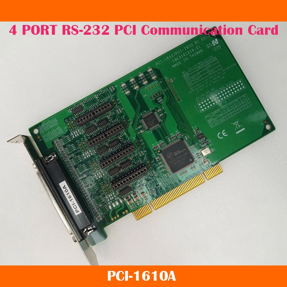 PCI-1610A 4 PORT RS-232 PCI Communication Card For Advantech Capture Card Fast Ship Works Perfectly High Quality