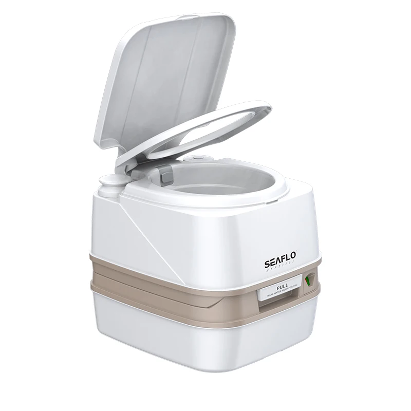 

12L Or 18L Premium Camping Toilet Portable Travel Toilet With Injection Molding Process