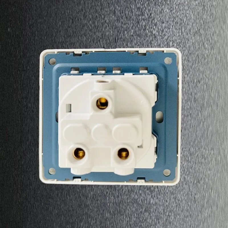 Foreign trade 86 European standard wall power socket panel European standard Germany 16A German standard round hole panel socket