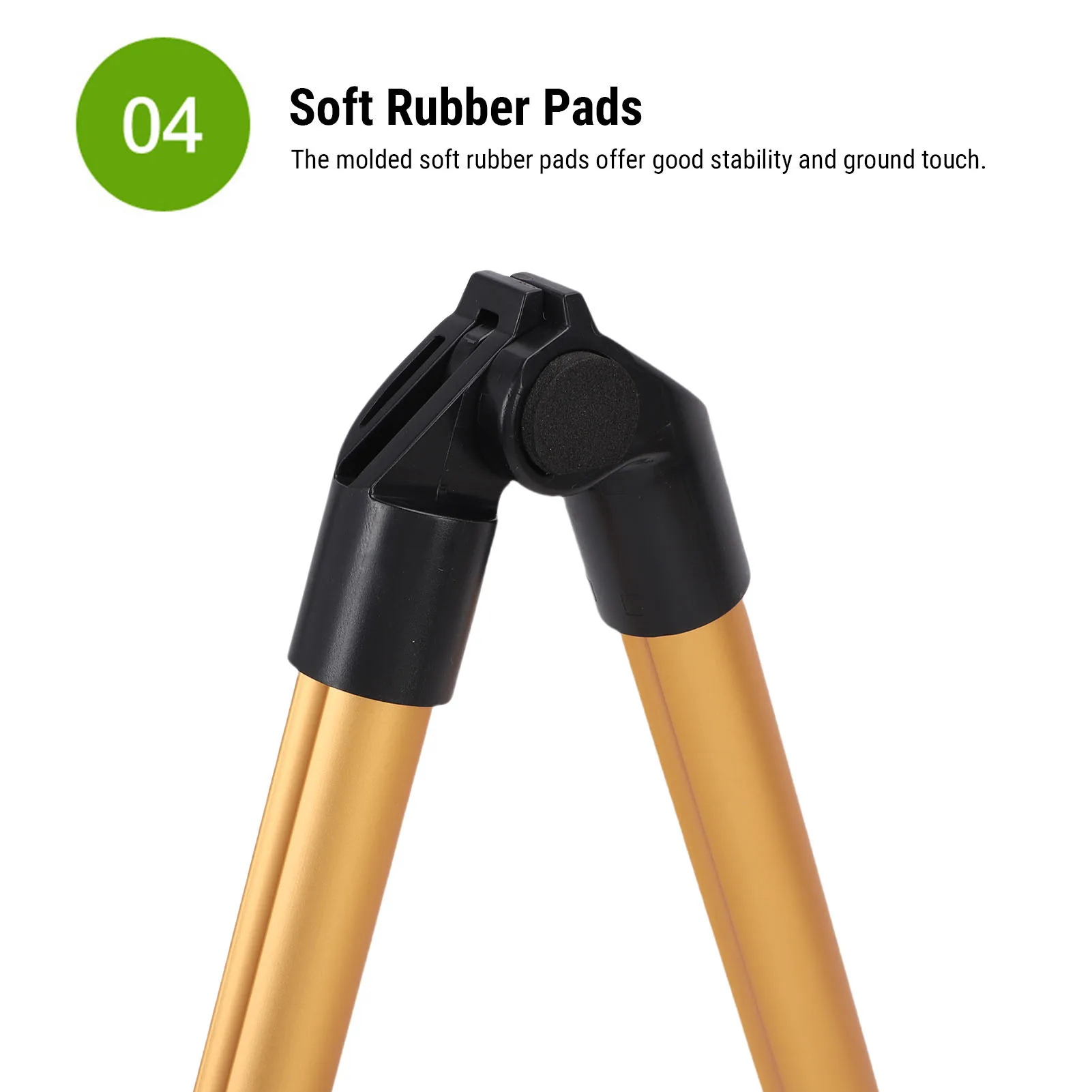 حامل جيتار من سبائك الألومنيوم ثابت عالي التحميل حامل جيتار أرضي قابل للطي للكمان القيثارة #6