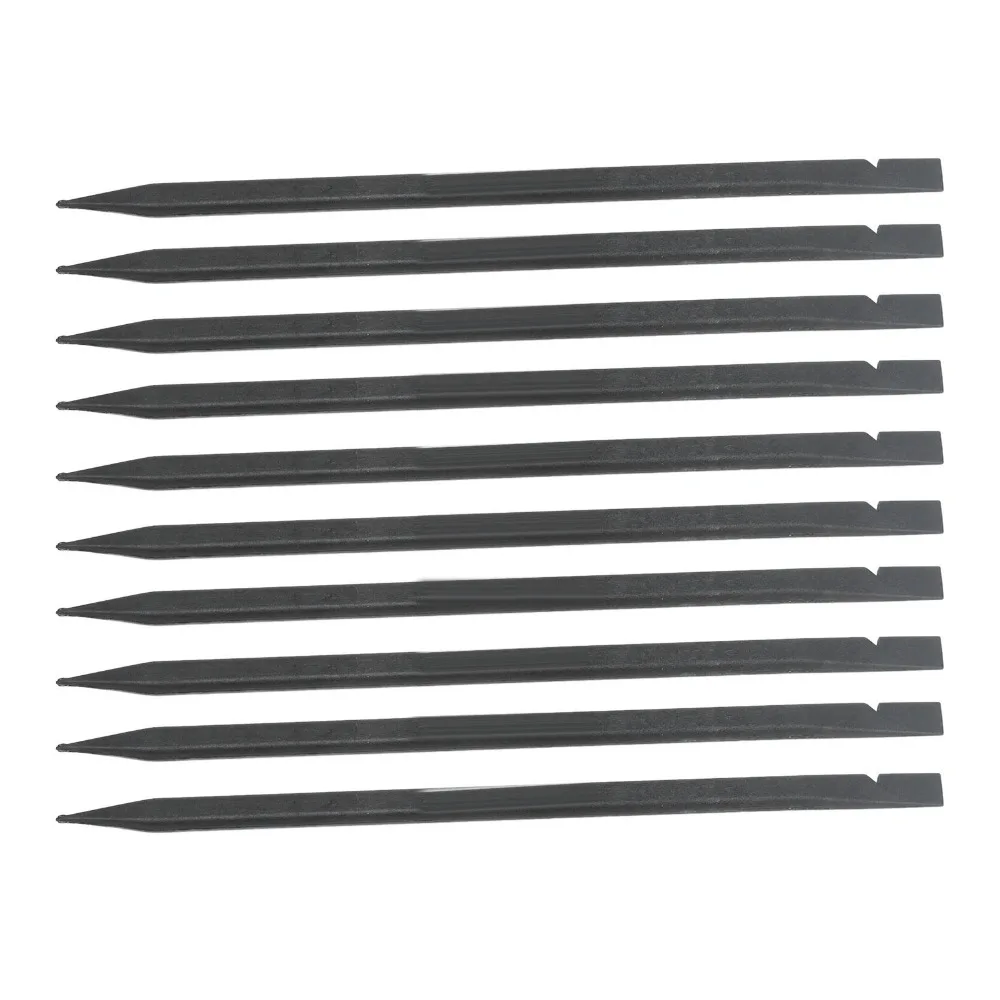 50pcs Plastic / Nylon Spudger Tool Antistatic Pointed and Flat Head Pry Tool Dual-End Head Black Electronics Repair Tools