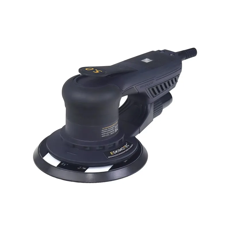 Custom Logo 6 Inches 5.0mm Eccentric Size Professional Brushless Electric Random Orbital Sander DIY Grade Sanding Machine